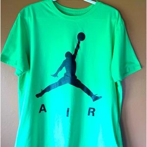 Nike, Jordan Jumpman AIR T Shirt, Green, Size XL